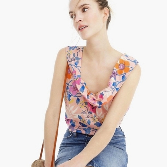 J. Crew Tops - J.Crew x Liberty Pavilion Floral Tank